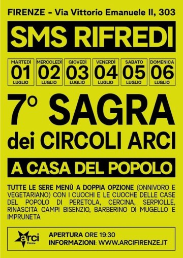 Sagra dei circoli arci